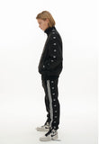 オーワイ(OY) LOGO TAPE JACKET-BLACK