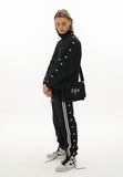 オーワイ(OY) LOGO TAPE JACKET-BLACK