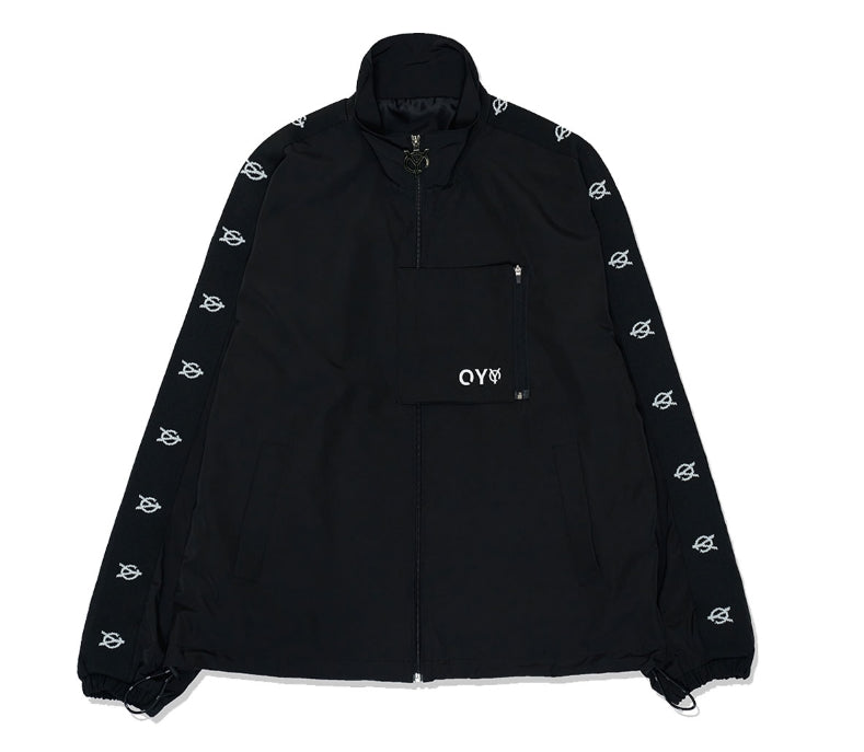 オーワイ(OY) LOGO TAPE JACKET-BLACK