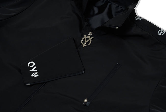 オーワイ(OY) LOGO TAPE JACKET-BLACK