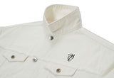 オーワイ(OY)  CUTTING DENIM JACKET-CREAM
