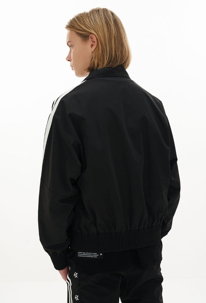 オーワイ(OY)  TAPE BLOCK JACKET-BLACK