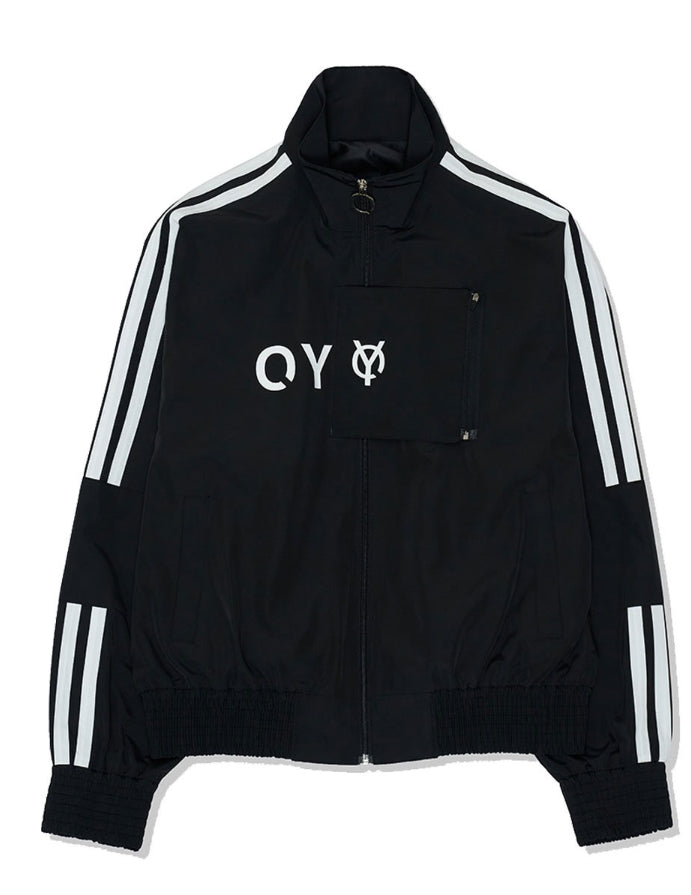オーワイ(OY)  TAPE BLOCK JACKET-BLACK