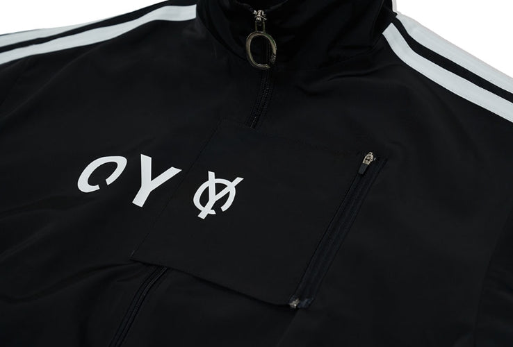 オーワイ(OY)  TAPE BLOCK JACKET-BLACK