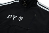 オーワイ(OY)  TAPE BLOCK JACKET-BLACK