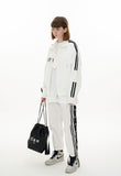 オーワイ(OY)  TAPE BLOCK JACKET-WHITE
