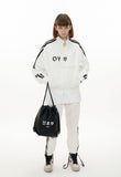 オーワイ(OY)  TAPE BLOCK JACKET-WHITE