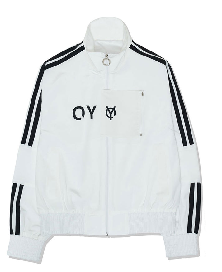 オーワイ(OY)  TAPE BLOCK JACKET-WHITE