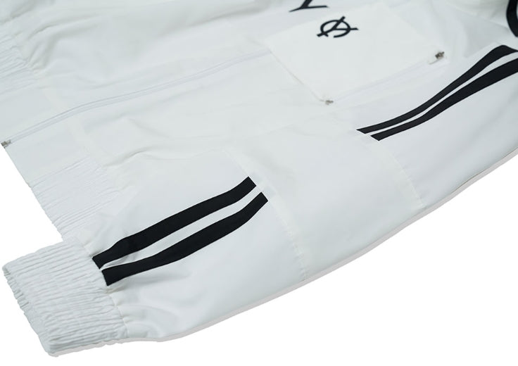 オーワイ(OY)  TAPE BLOCK JACKET-WHITE