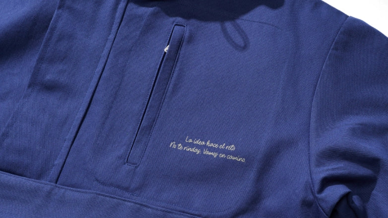 ダブルユーブイプロジェクト(WV PROJECT) SAND HOODIE ANORAK BLUE HOOT7371