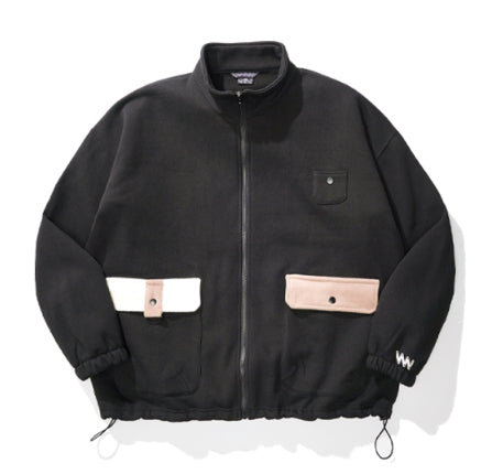 ダブルユーブイプロジェクト(WV PROJECT) SLEEPING ZIP-UP BLACK JJOT7358