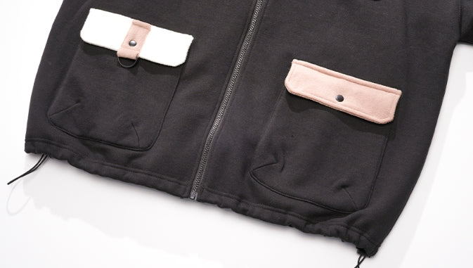ダブルユーブイプロジェクト(WV PROJECT) SLEEPING ZIP-UP BLACK JJOT7358