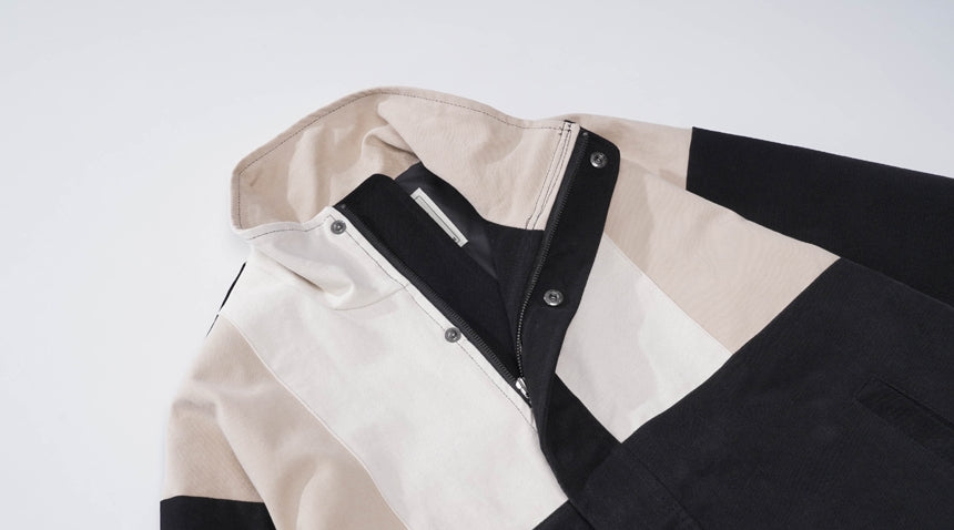 ダブルユーブイプロジェクト(WV PROJECT) REMU COTTON JACKET BLACK SYOT7355