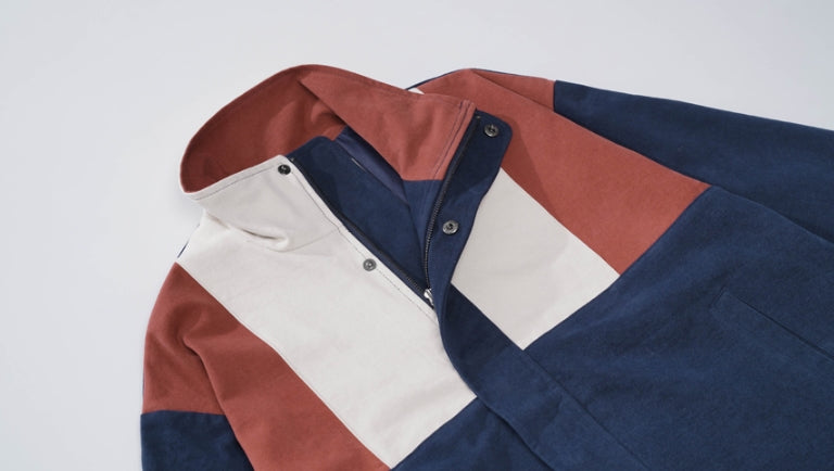 ダブルユーブイプロジェクト(WV PROJECT) REMU COTTON JACKET NAVY SYOT7355