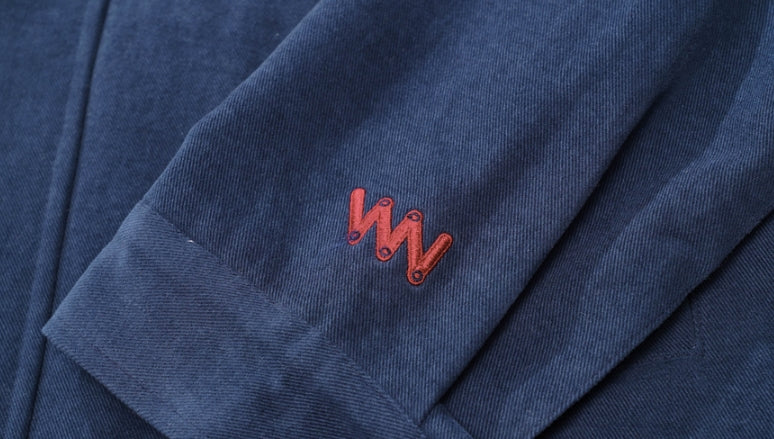 ダブルユーブイプロジェクト(WV PROJECT) REMU COTTON JACKET NAVY SYOT7355