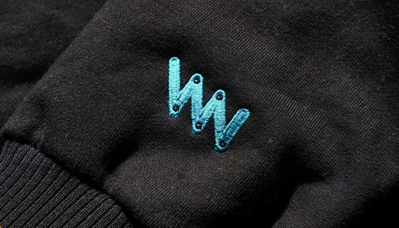 ダブルユーブイプロジェクト(WV PROJECT)  CASSETTE SWEAT SHIRTS BLACK SYMT7364