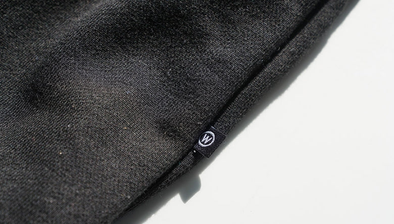 ダブルユーブイプロジェクト(WV PROJECT)  CASSETTE SWEAT SHIRTS BLACK SYMT7364