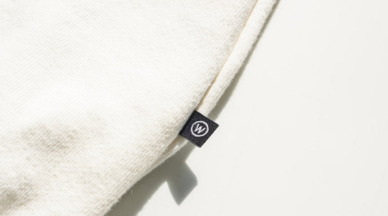 ダブルユーブイプロジェクト(WV PROJECT)  CASSETTE SWEAT SHIRTS CREAM SYMT7364