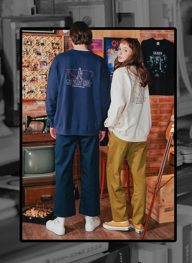 ダブルユーブイプロジェクト(WV PROJECT)  JACE SWEAT SHIRT CREAM SYMT7369