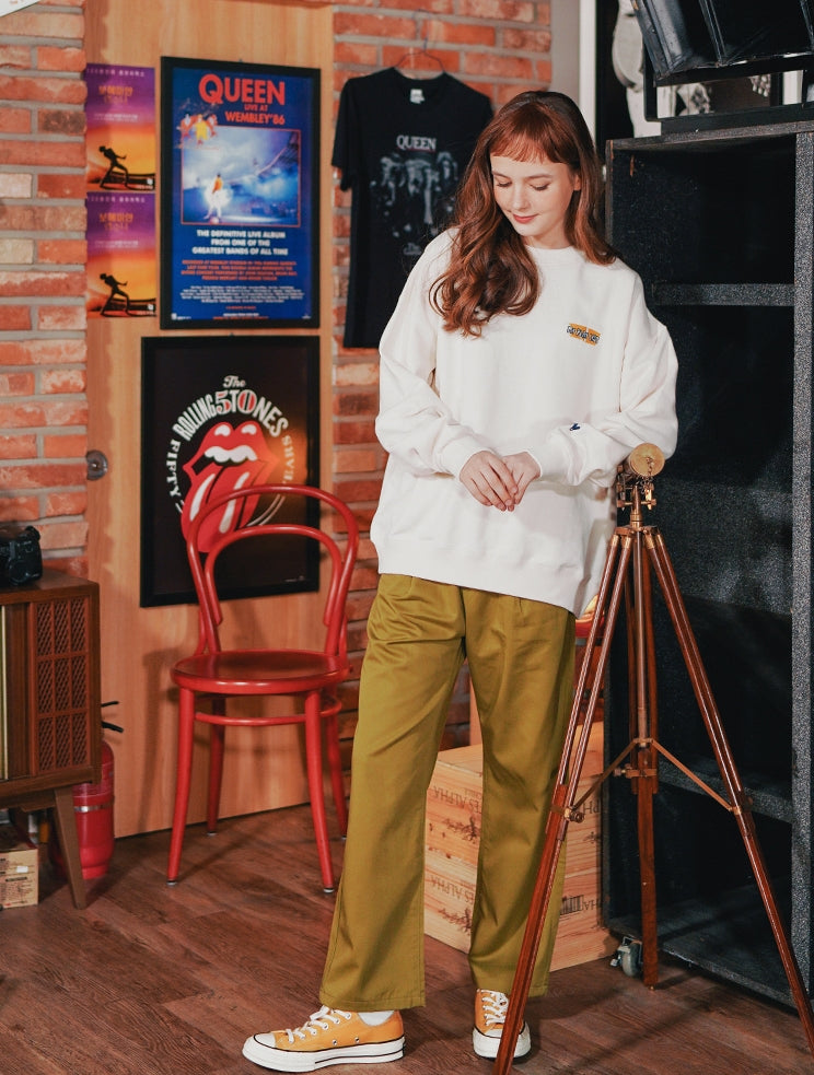 ダブルユーブイプロジェクト(WV PROJECT)  JACE SWEAT SHIRT CREAM SYMT7369