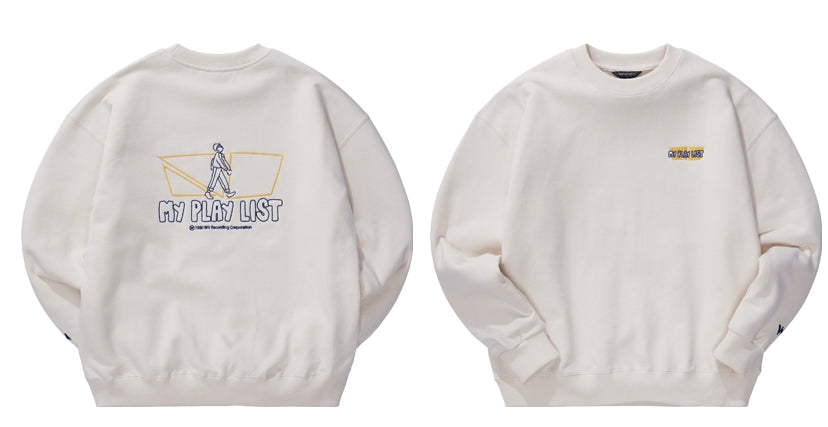 ダブルユーブイプロジェクト(WV PROJECT)  JACE SWEAT SHIRT CREAM SYMT7369