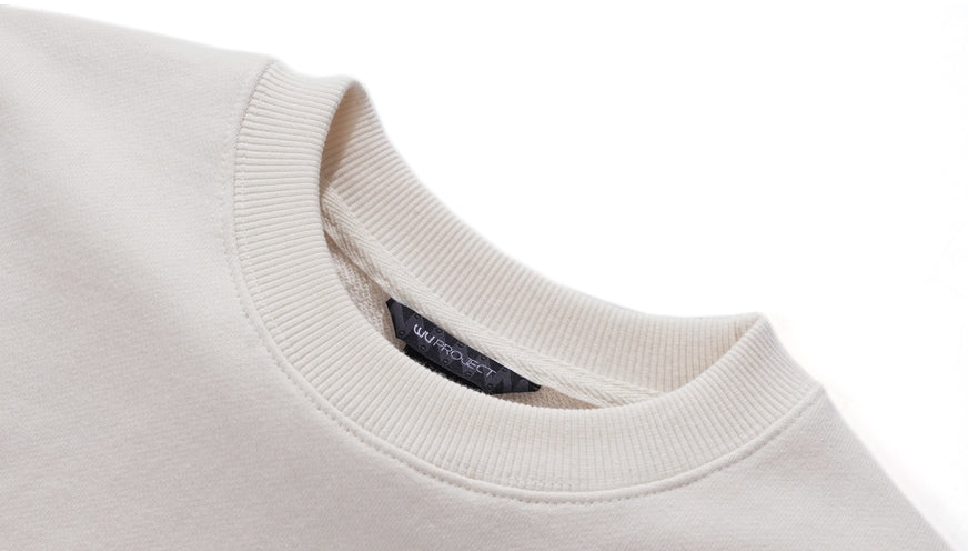 ダブルユーブイプロジェクト(WV PROJECT)  JACE SWEAT SHIRT CREAM SYMT7369