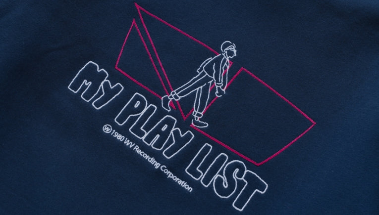 ダブルユーブイプロジェクト(WV PROJECT)  JACE SWEAT SHIRT NAVY SYMT7369