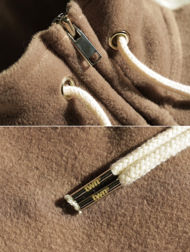 ティーダヴリューエヌ(TWN) COLOR BLOCK FLEECE JACKET 4COLOR SHOT3260