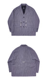 ティーダヴリューエヌ(TWN) BELL STRING CHECK JACKET 3COLOR YMOT3206