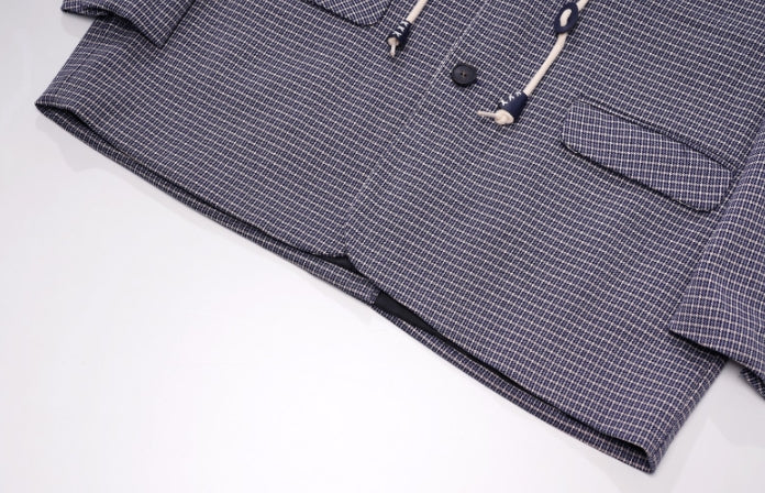 ティーダヴリューエヌ(TWN) BELL STRING CHECK JACKET 3COLOR YMOT3206