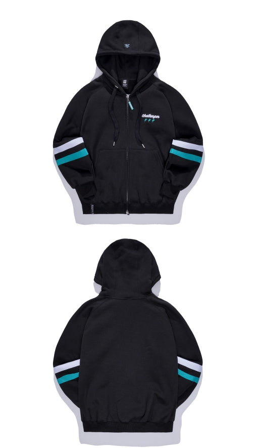 ティーダヴリューエヌ(TWN) CHALLENGER BALLOON FIT HOOD ZIP UP 5COLOR YMHD3262