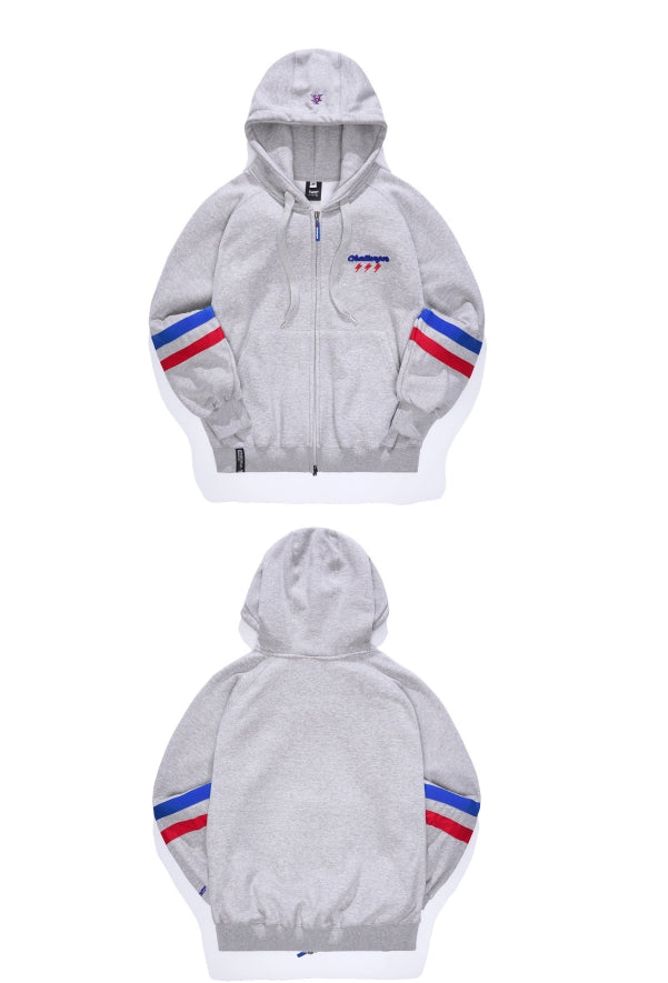 ティーダヴリューエヌ(TWN) CHALLENGER BALLOON FIT HOOD ZIP UP 5COLOR YMHD3262