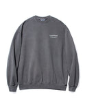 セイントペイン(SAINTPAIN)  SP PIGMENT VRTN LOGO CREW NECK-GRAY