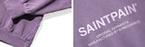 セイントペイン(SAINTPAIN)  SP PIGMENT VRTN LOGO CREW NECK-PURPLE