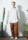 セイントペイン(SAINTPAIN) SP DOUBLE PANE CHECK SHIRTS-IVORY