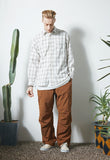 セイントペイン(SAINTPAIN) SP DOUBLE PANE CHECK SHIRTS-IVORY