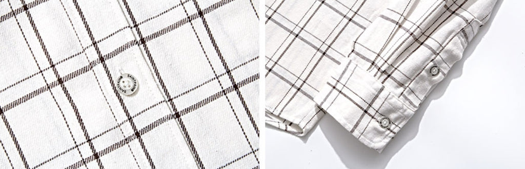 セイントペイン(SAINTPAIN) SP DOUBLE PANE CHECK SHIRTS-IVORY