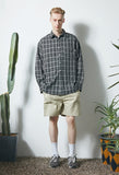 セイントペイン(SAINTPAIN) SP TARTAN CHECK SHIRTS-BLACK