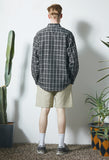 セイントペイン(SAINTPAIN) SP TARTAN CHECK SHIRTS-BLACK
