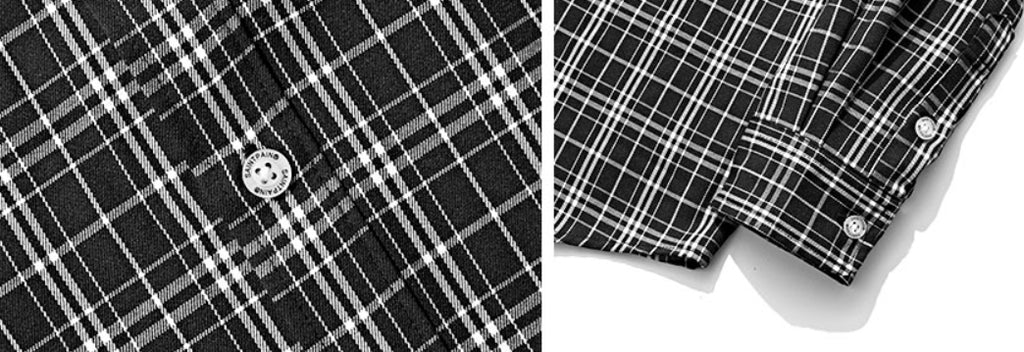 セイントペイン(SAINTPAIN) SP TARTAN CHECK SHIRTS-BLACK