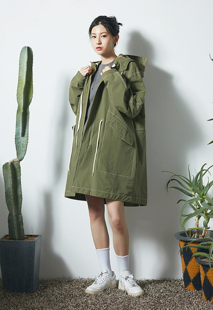 セイントペイン(SAINTPAIN) SP OVERSIZED M51 FISHTAIL PARKA-KHAKI
