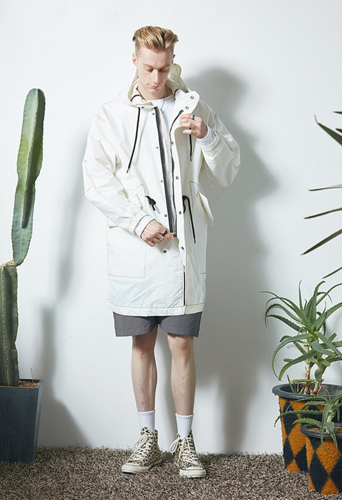 セイントペイン(SAINTPAIN) SP OVERSIZED M51 FISHTAIL PARKA-IVORY