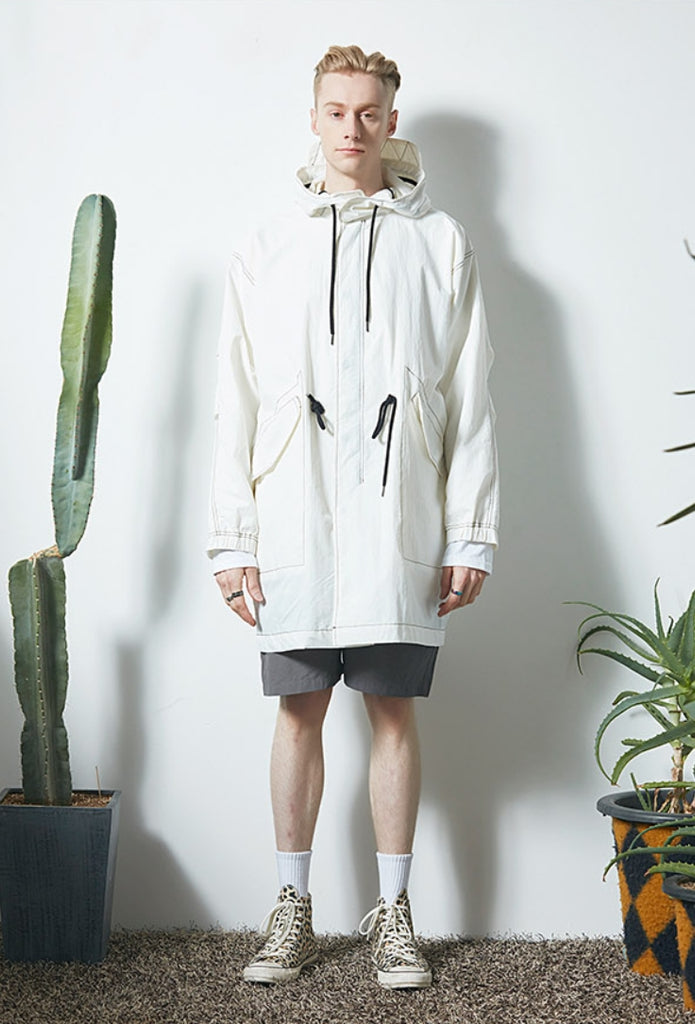 セイントペイン(SAINTPAIN) SP OVERSIZED M51 FISHTAIL PARKA-IVORY
