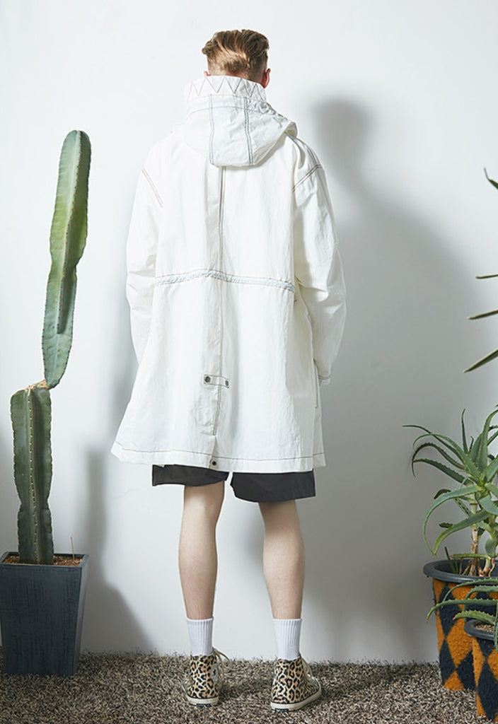 セイントペイン(SAINTPAIN) SP OVERSIZED M51 FISHTAIL PARKA-IVORY