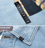 ブラックブロンド(BLACKBLOND) BBD Maverick Denim Jacket (Light Blue)