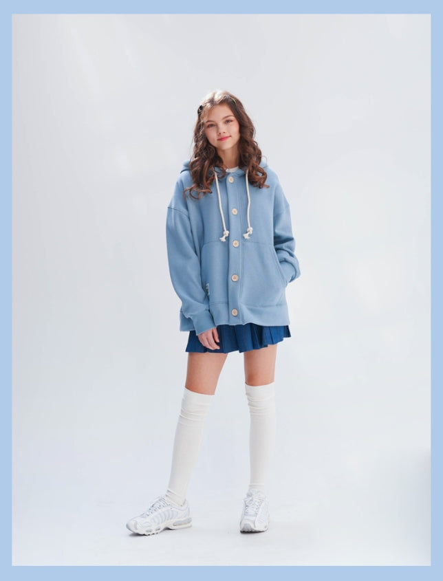 ユベスコ(UBESCO) ALMOND HOODIE CARDIGAN 4COLOR SMHD8077