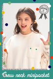 ユベスコ(UBESCO) CREWNECK MINIPOCKET SWEATSHIRT 4COLOR BJMT8079