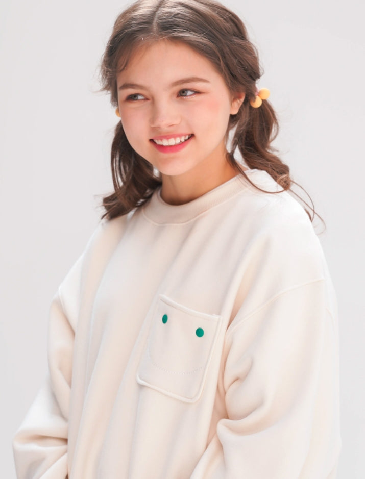 ユベスコ(UBESCO) CREWNECK MINIPOCKET SWEATSHIRT 4COLOR BJMT8079