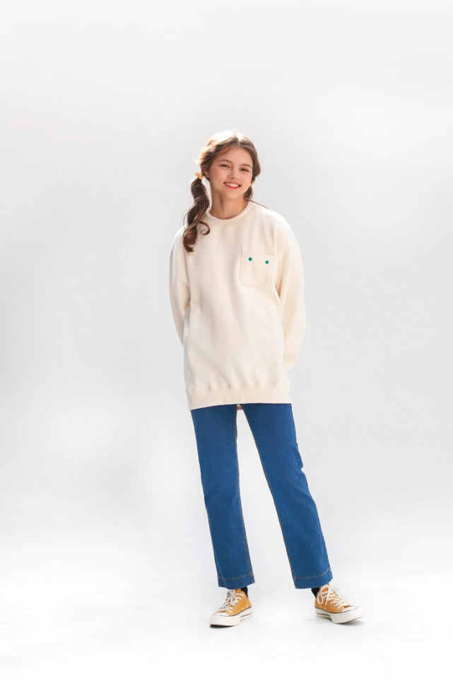 ユベスコ(UBESCO) CREWNECK MINIPOCKET SWEATSHIRT 4COLOR BJMT8079