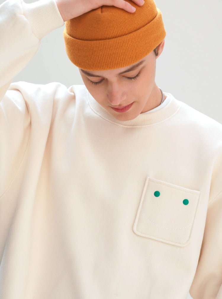 ユベスコ(UBESCO) CREWNECK MINIPOCKET SWEATSHIRT 4COLOR BJMT8079